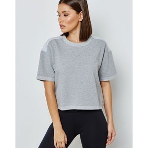NWT under Armour Gray ribbed ss Sweatshirt